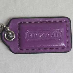 Coach Purple Mini Hangtag